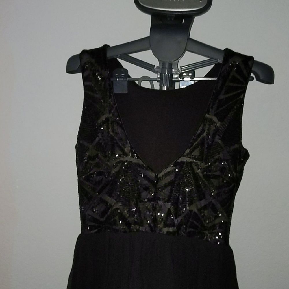 Cathy Art Deco Chiffon Midi - Picture 3 of 8